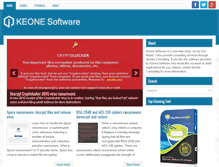 Tablet Screenshot of keonesoftware.com